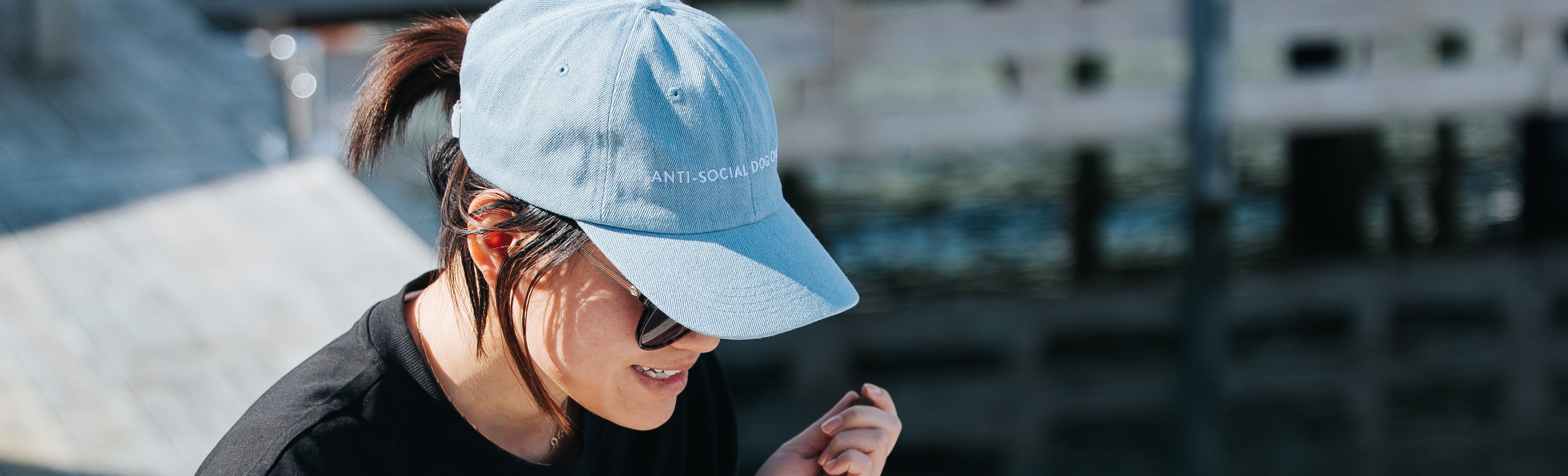 Trendy Denim Caps for Dog Owners