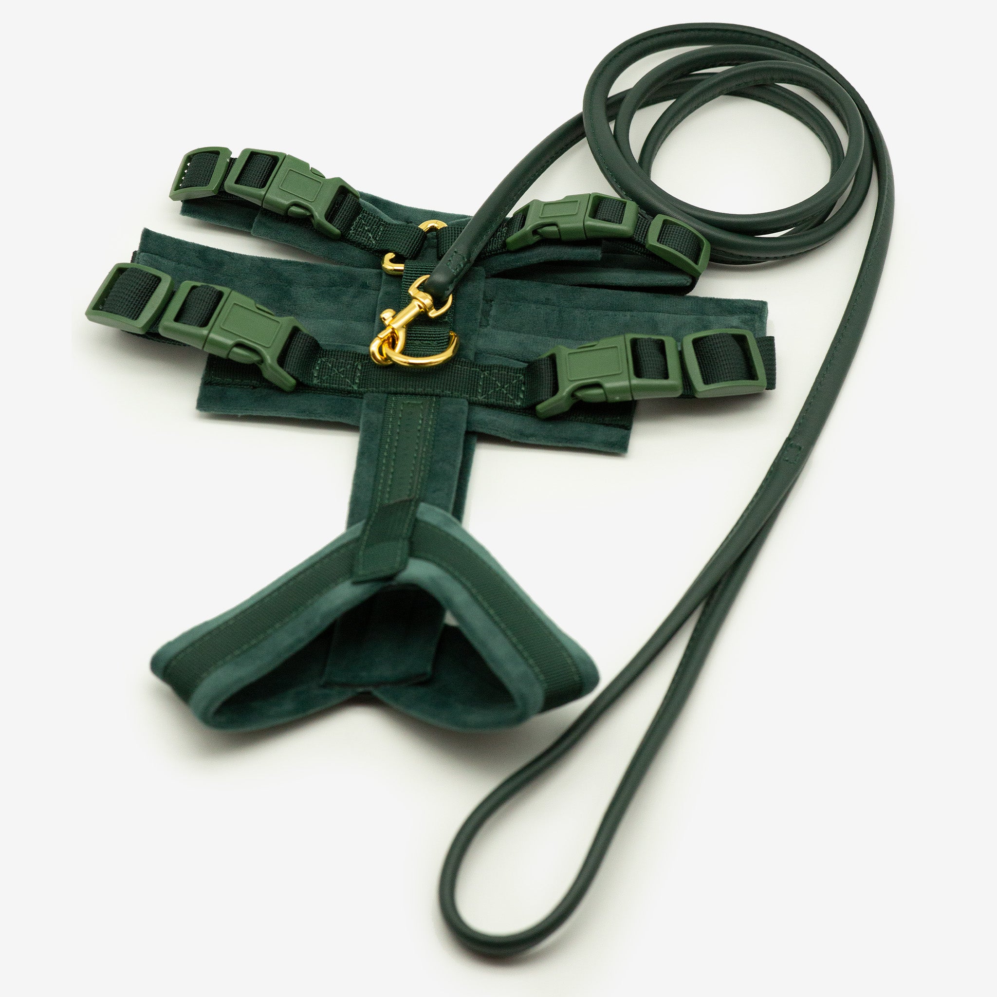 Dark Green Y-Harness XS