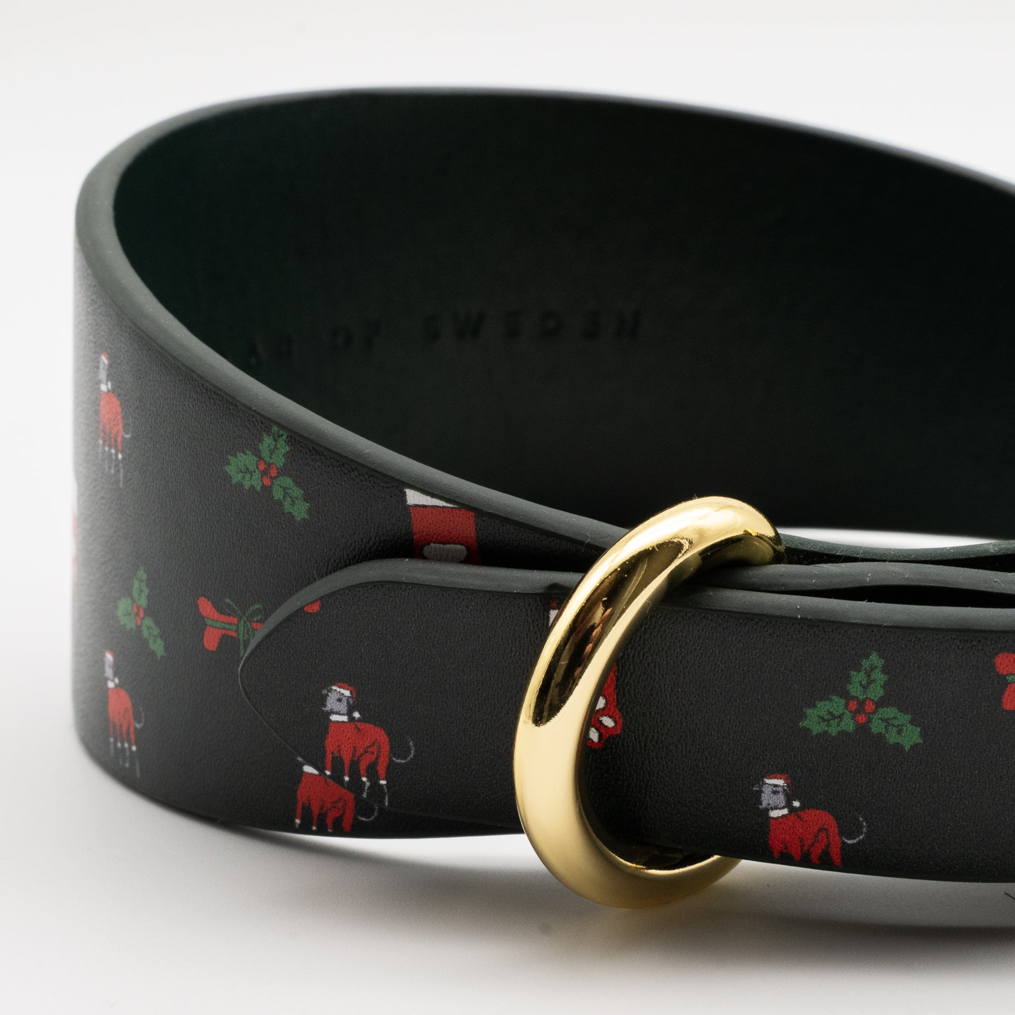 Santa Paws Christmas Dog Collar Wide