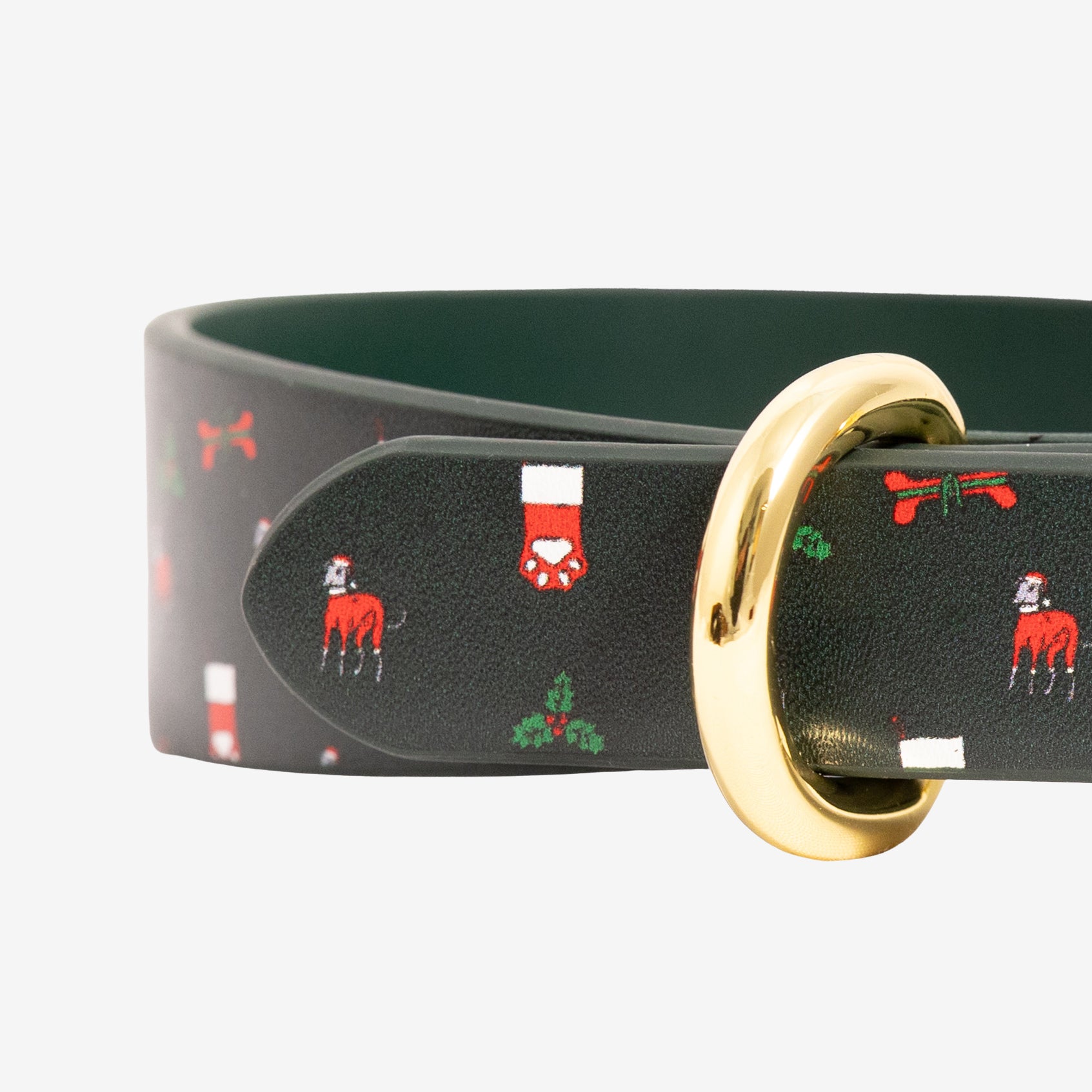 Santa Paws Christmas Dog Collar Thin